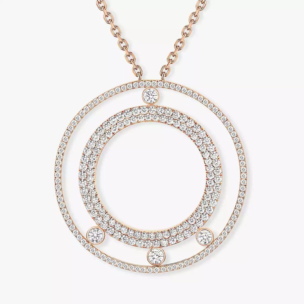 [Imperial] Move Romane Long Pave_-Set Diamond Necklace