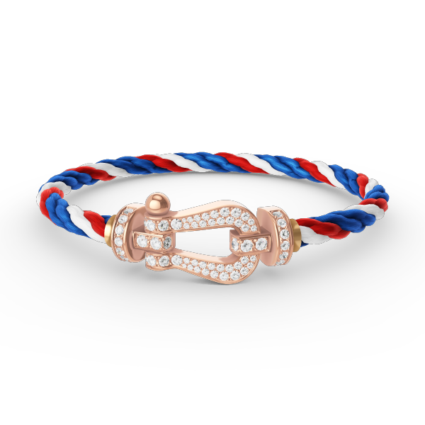 ¡®Lumi¡¯FORCE LARGE HORSESHOE FULL DIAMOND BRACELET ROSE GOLD