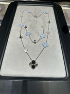 [¡®Lumi¡¯] 25 NEW CLOVER 15 MOTIFS PURPLE CHALCEDONY