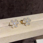¡®Lumi¡¯FRIVOLE GOLD FLOWER DIAMOND EARRINGS