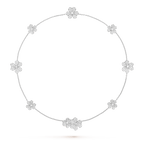 ¡®Lumi¡¯FRIVOLE SILVER 9 FLOWERS NECKLACE