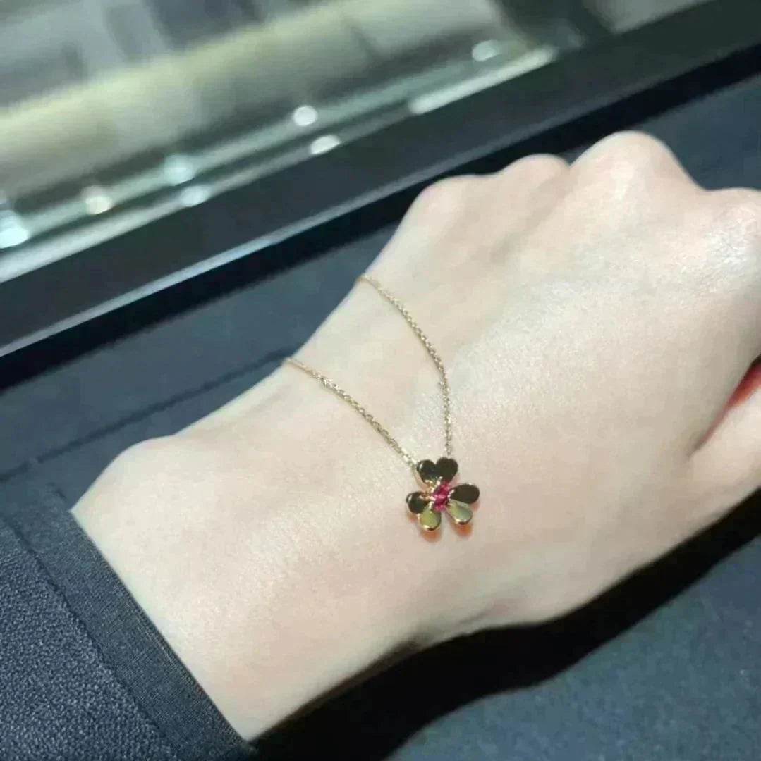 ¡®Lumi¡¯FRIVOLE GOLD FLOWER NECKLACE