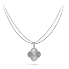 ¡®Lumi¡¯CLOVER 25MM SILVER BIG CLOVER NECKLACE