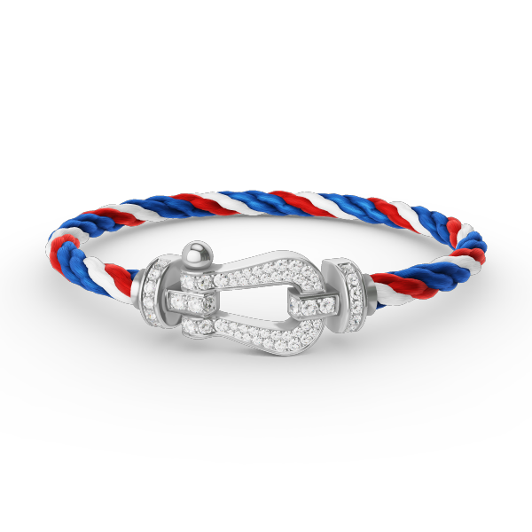 ¡®Lumi¡¯FORCE LARGE HORSESHOE FULL DIAMOND BRACELET SILVER