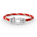 ¡®Lumi¡¯FORCE LARGE HORSESHOE FULL DIAMOND BRACELET SILVER